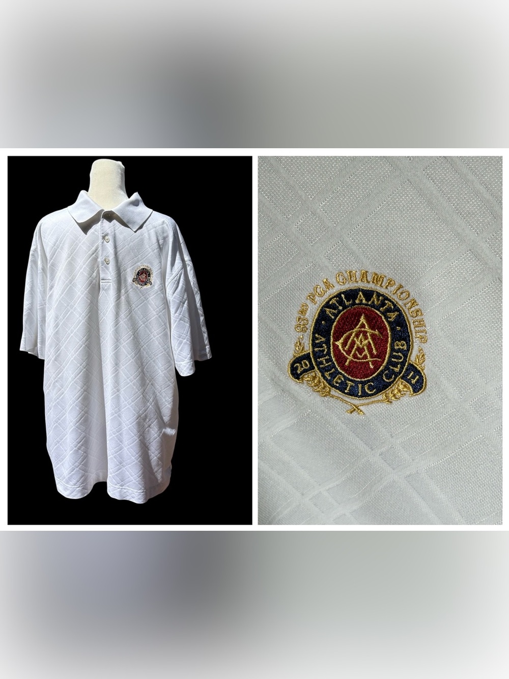 Cutter and Buck Golf Polo Shirt Atlanta Athletic Club 2011